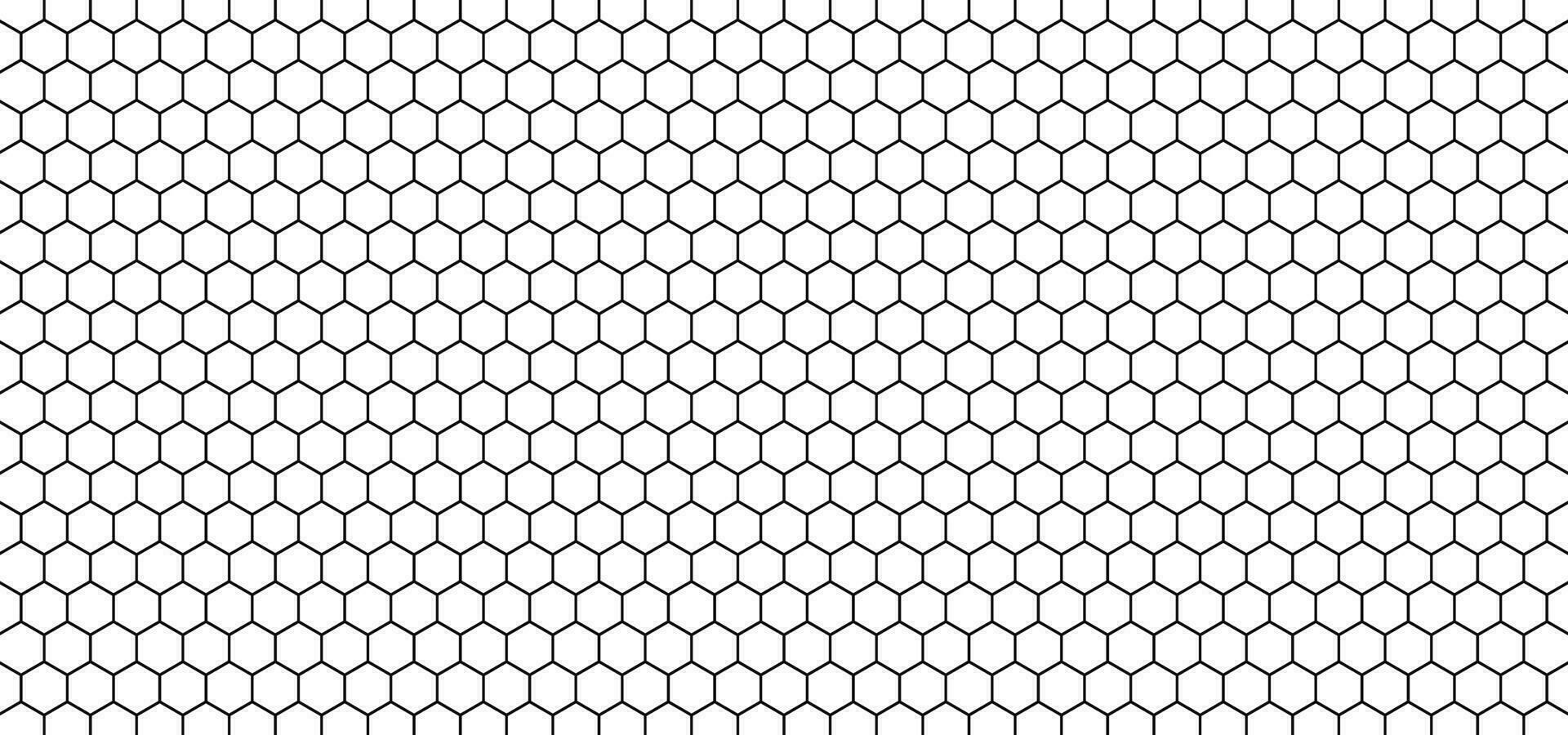 Hexagonal Honeycomb Pattern Background Vector Illustration