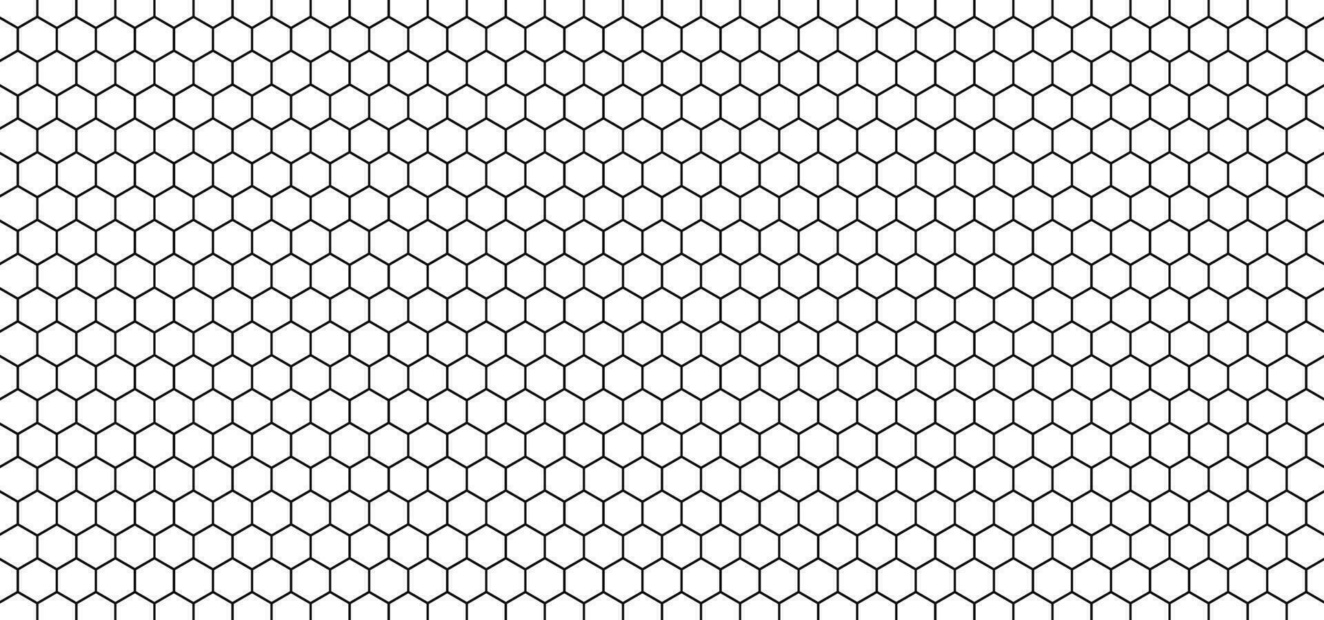 Hexagonal Honeycomb Pattern Background Vector Illustration