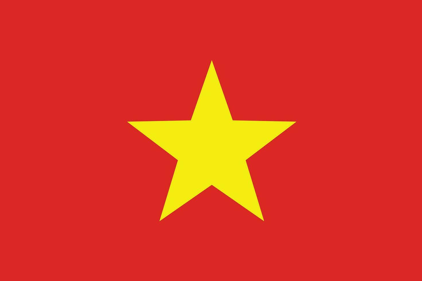 Flag of the Vietnam symbol, banner vector illustration.