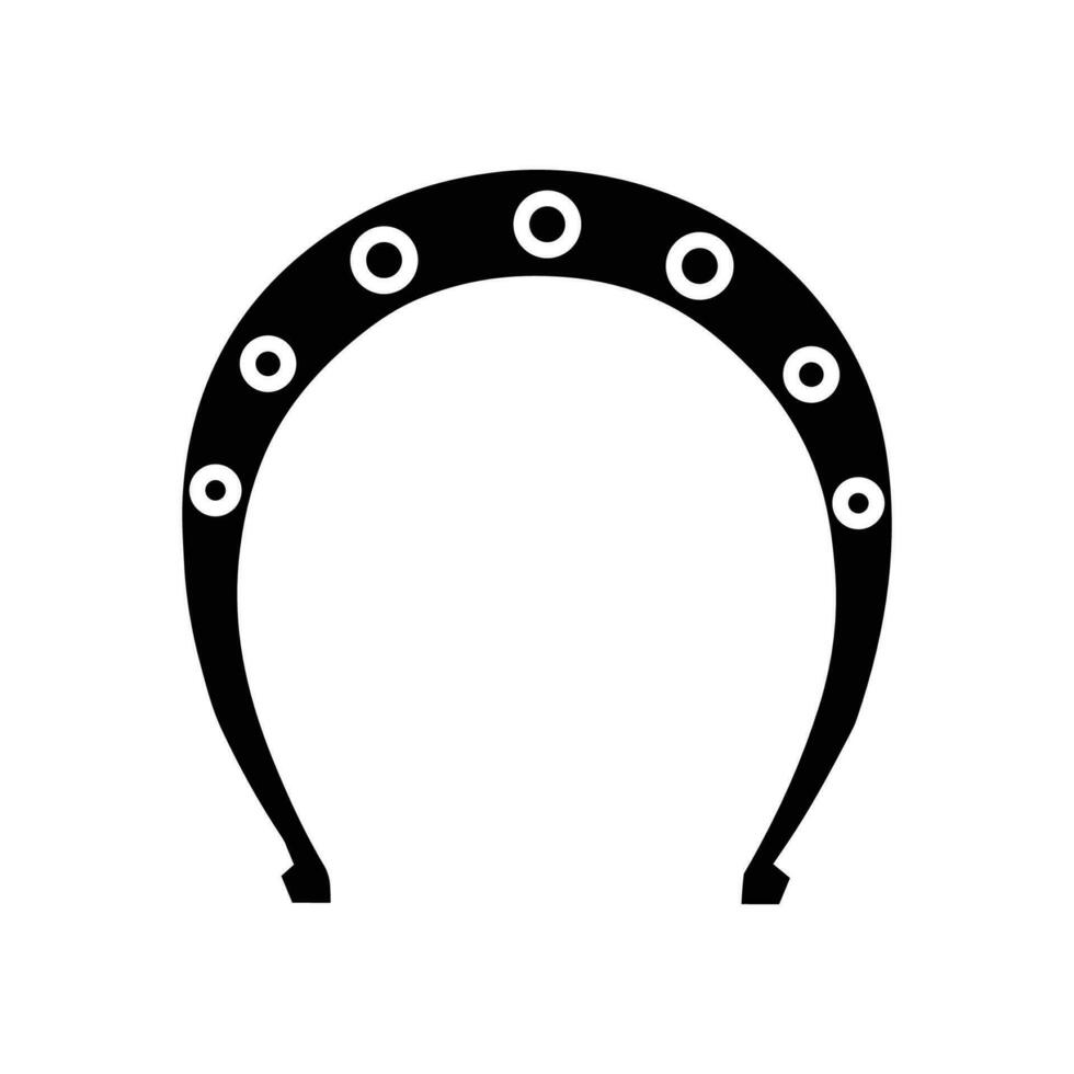 horseshoe icon template, horseshoe logo element vector