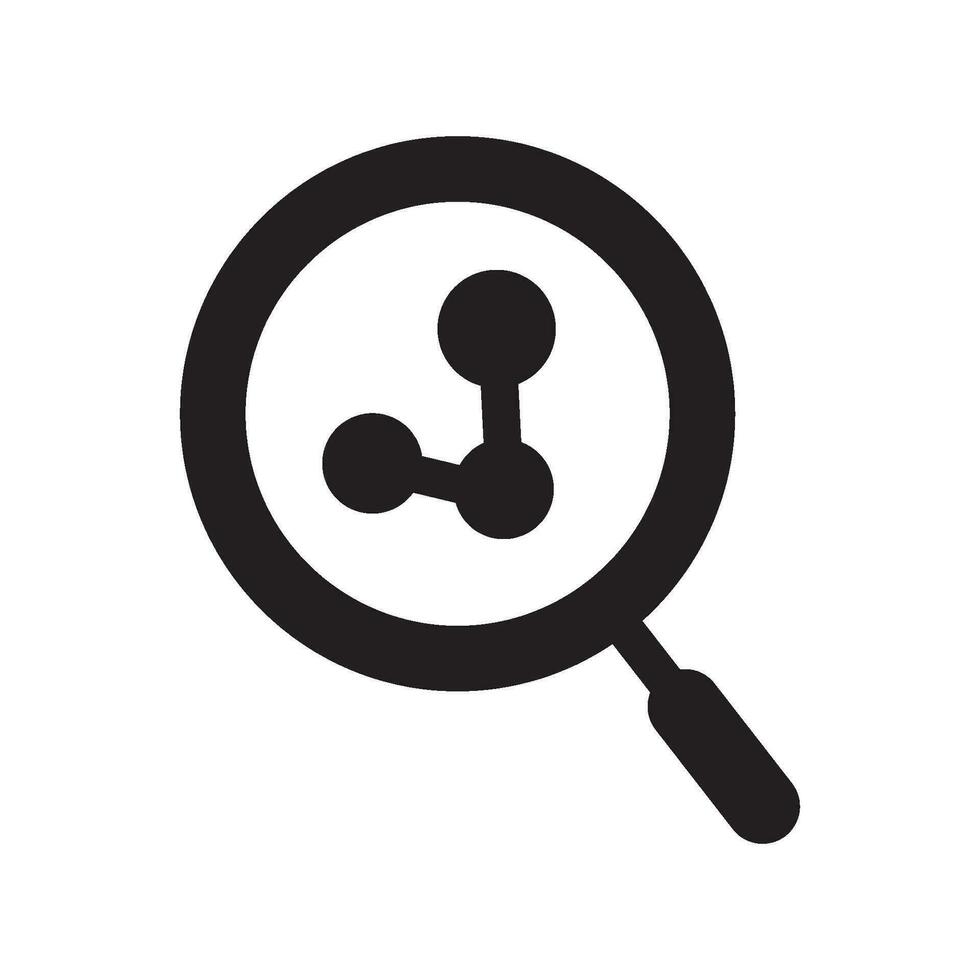 search technology icon template, search technology vector elements