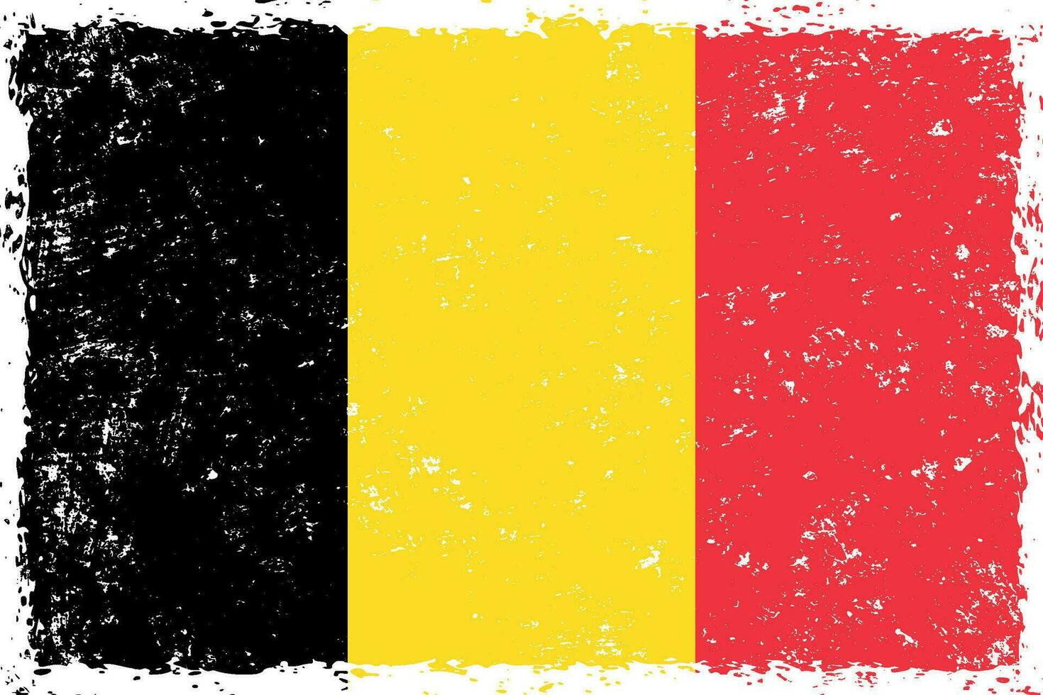 Bélgica bandera grunge afligido estilo vector