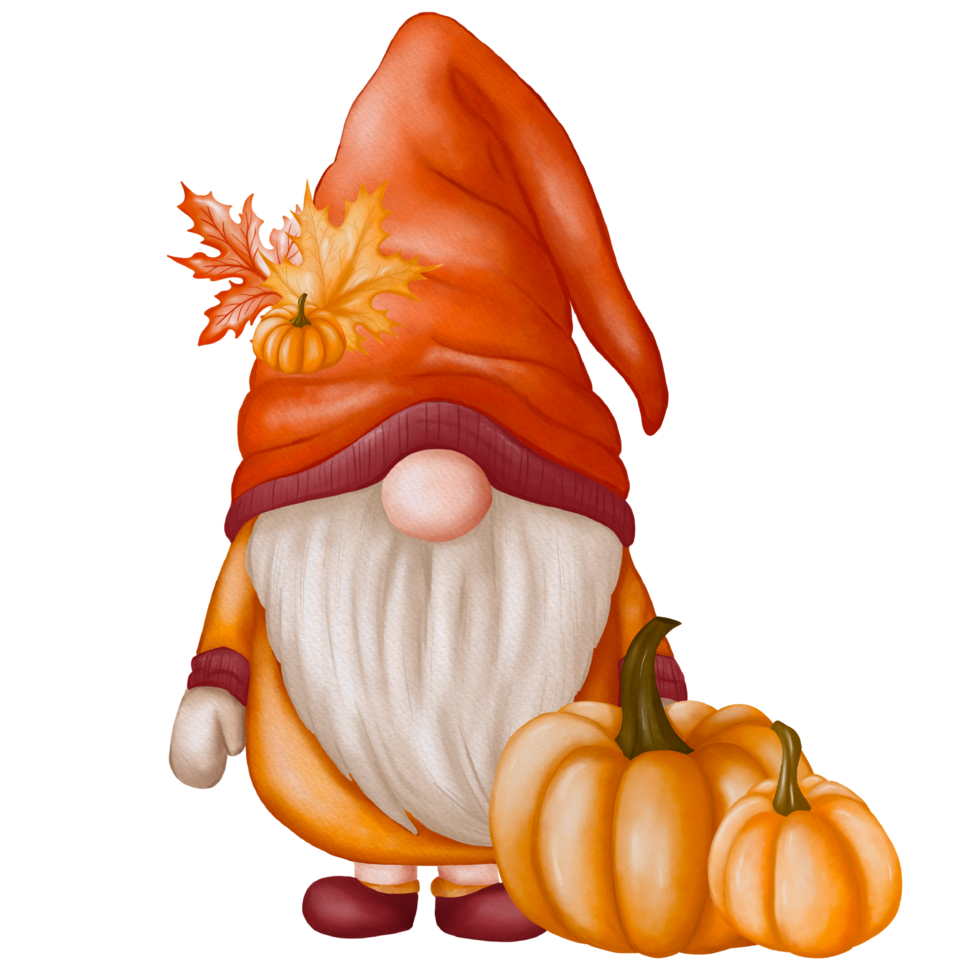 herfst gnoom schattig PNG