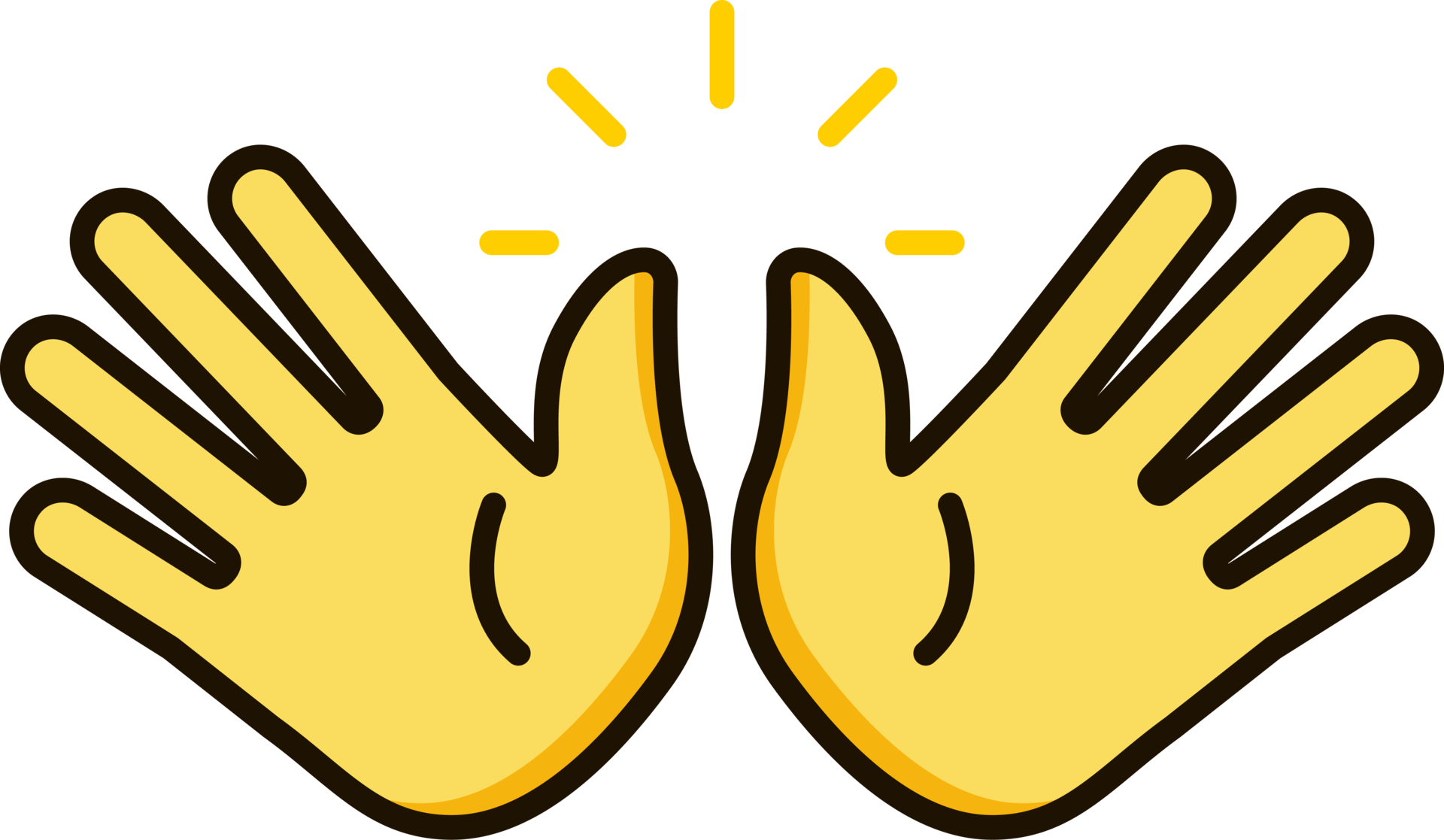 open hands icon emoji sticker 29570604 PNG