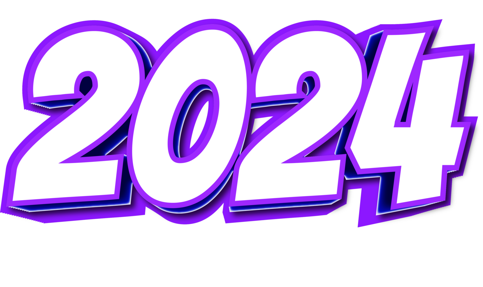 contento nuovo anno 2024 png