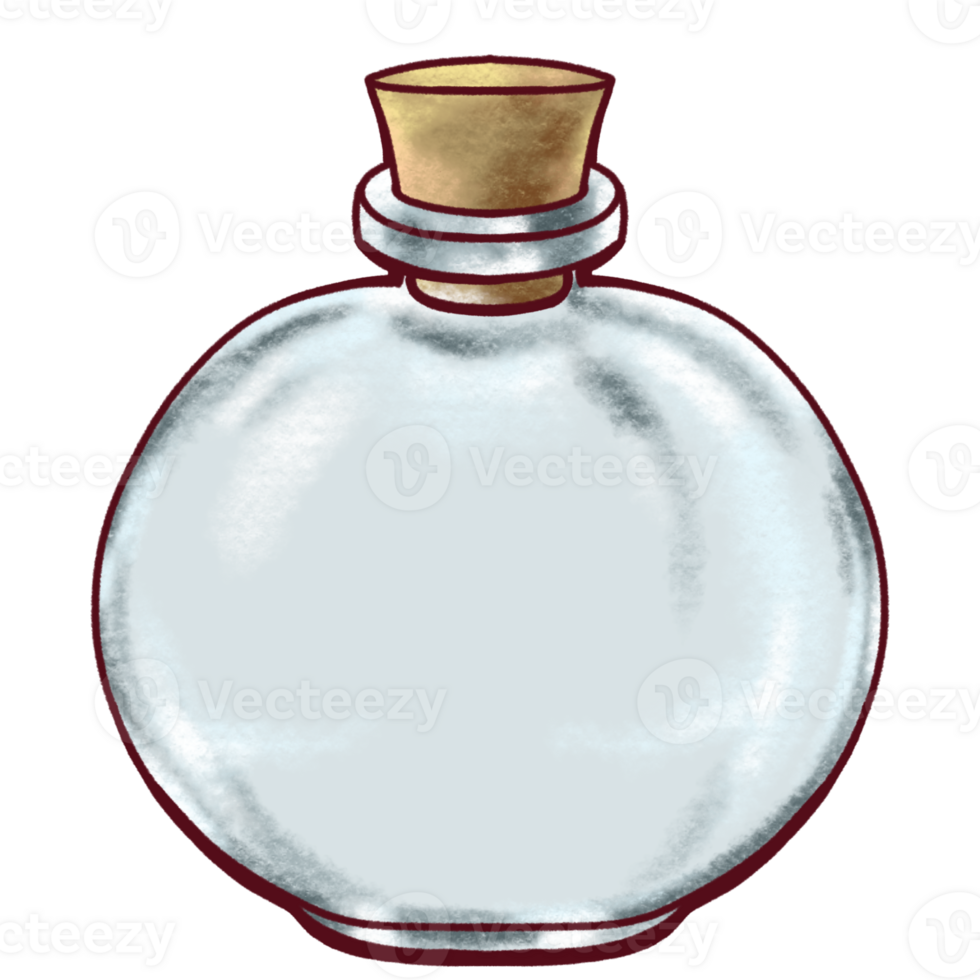 Empty potion bottle png