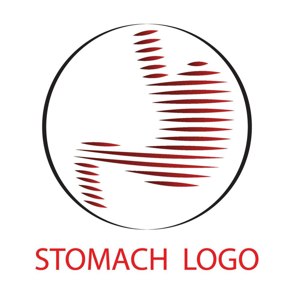 stomach care icon designs vector