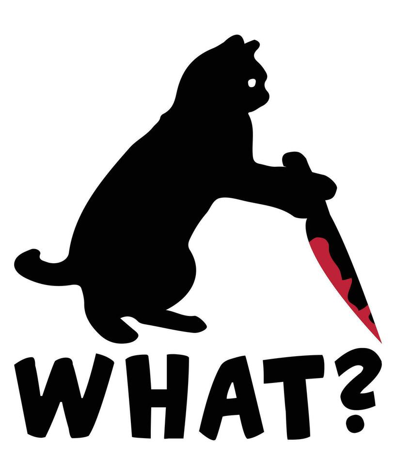 Cat Tshirt design vector. Use for T-Shirt, mugs, stickers, Cards, etc. vector