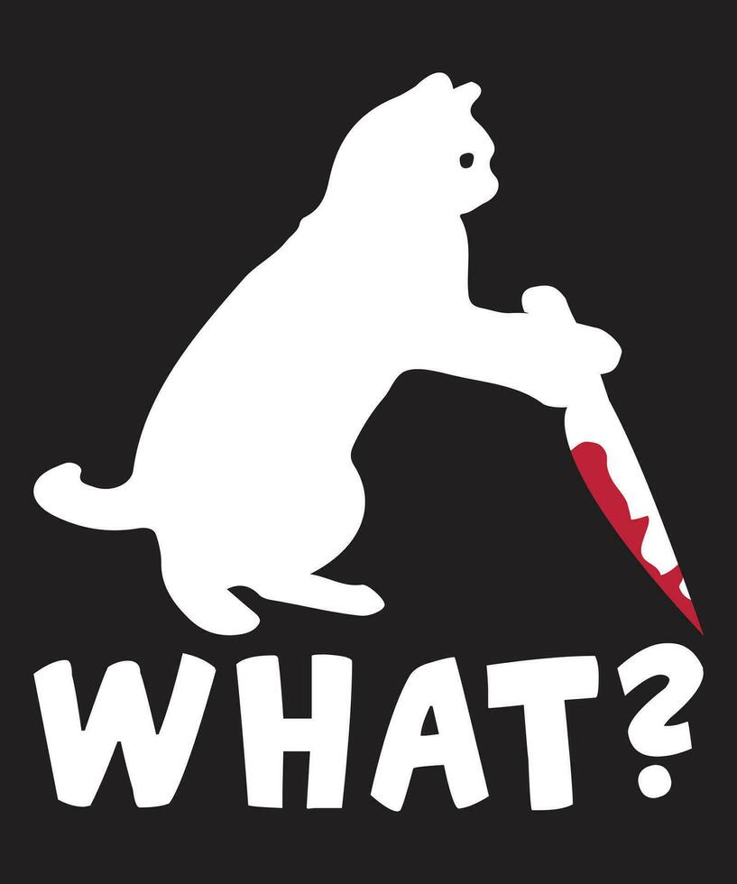 Cat Tshirt design vector. Use for T-Shirt, mugs, stickers, Cards, etc. vector