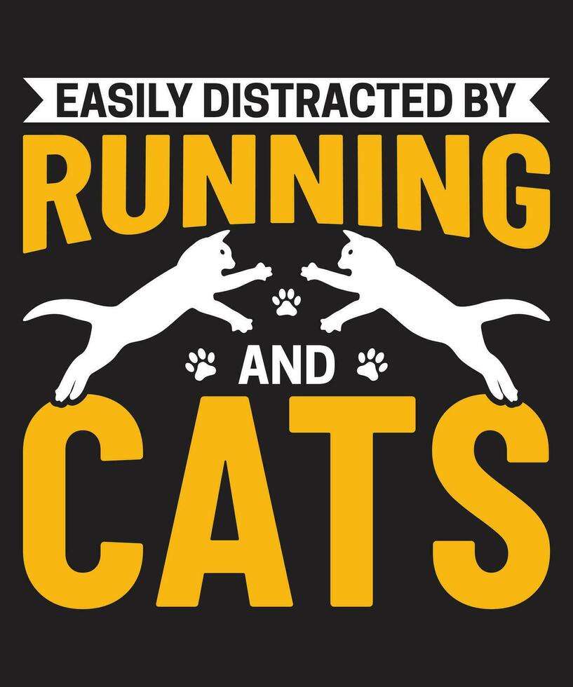 Cat Tshirt design vector. Use for T-Shirt, mugs, stickers, Cards, etc. vector