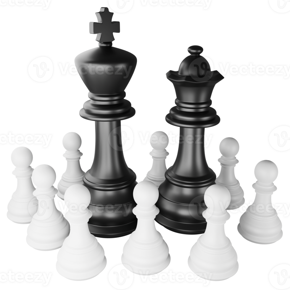 Black Chess Pieces PNG Clipart - Best WEB Clipart