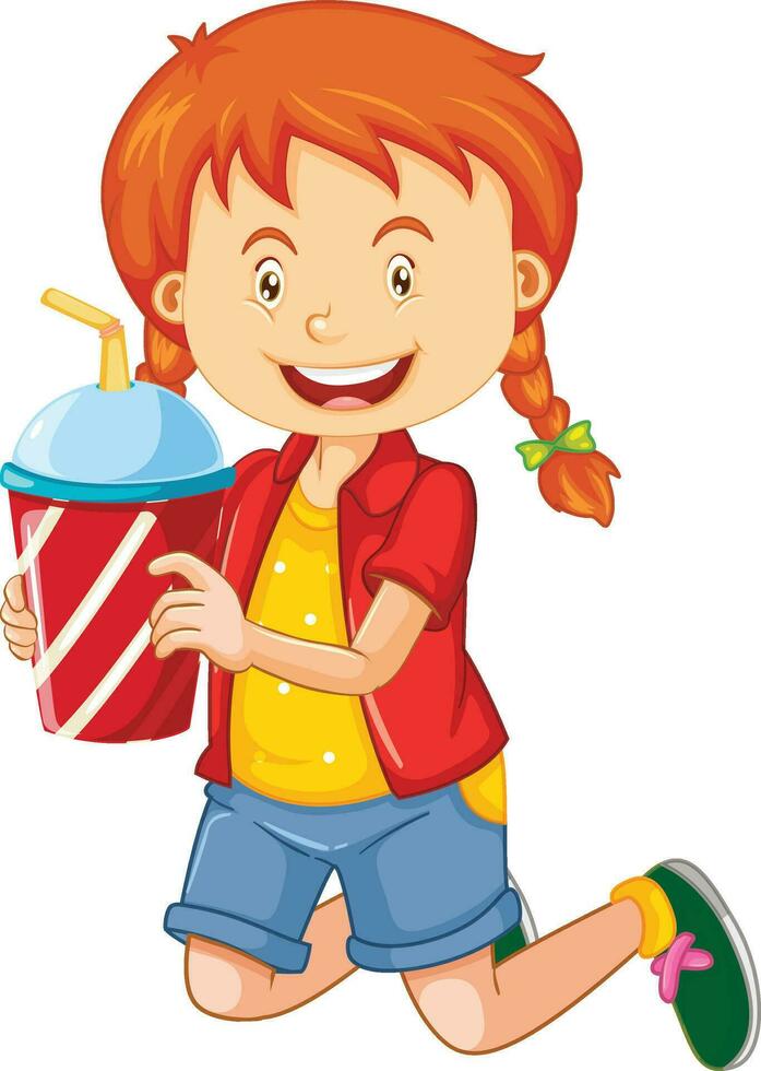 Happy Children Activities Character Design Vector