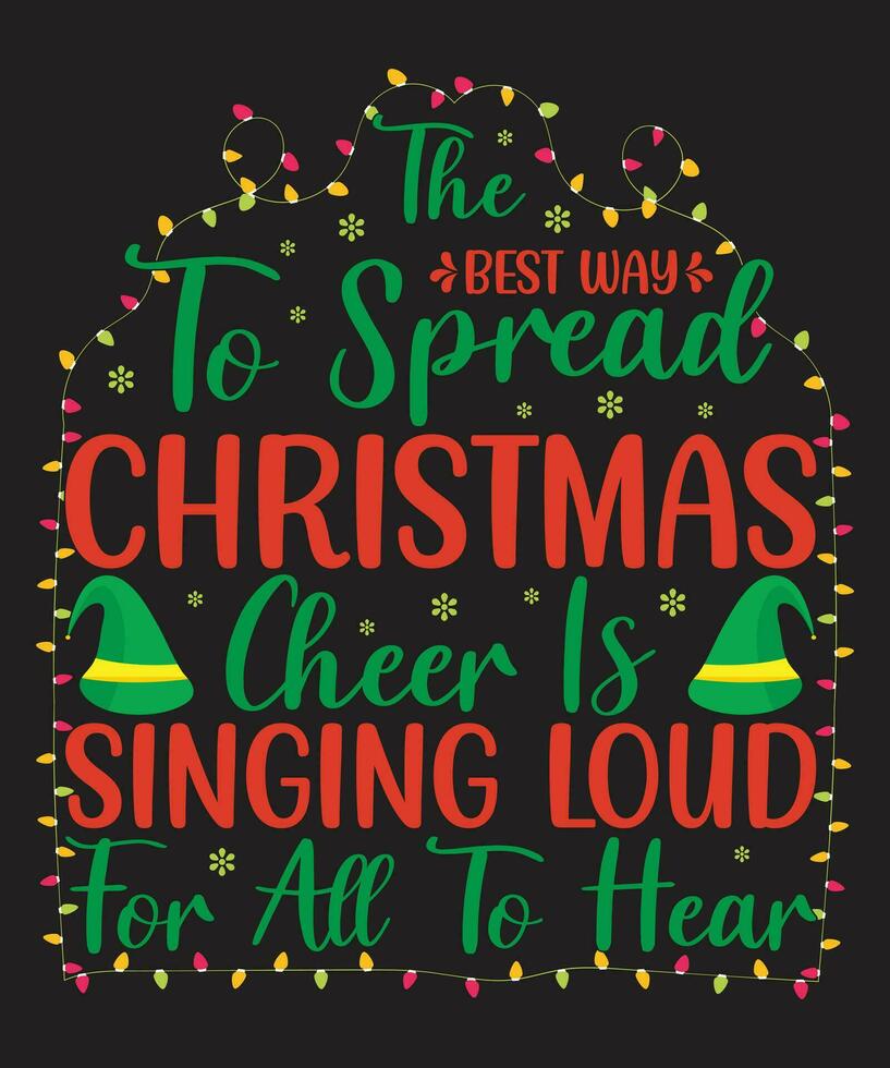 Christmas Tshirt design vector