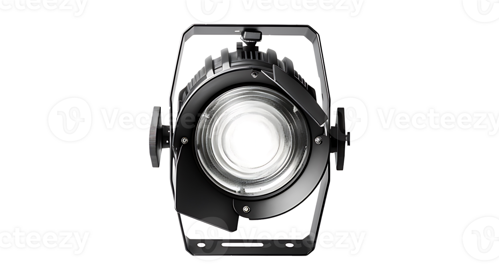 Stage light isolated on transparent background ai generated png