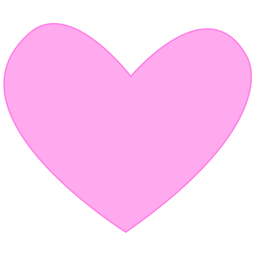 simple heart design png