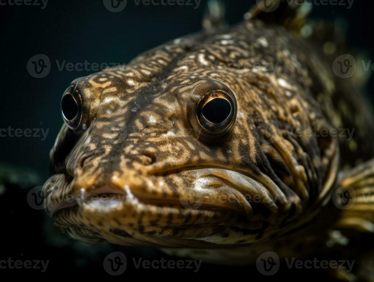 Cod portrait created with Generative AI technology photo