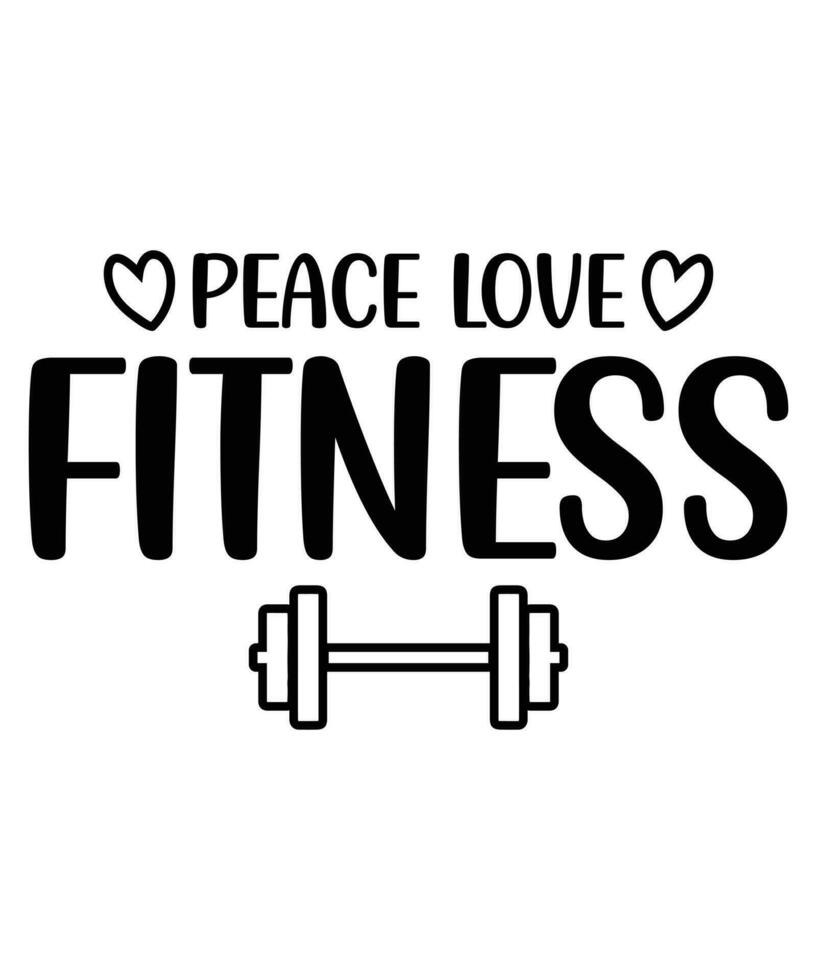Gym or Fitness Tshirt design vector