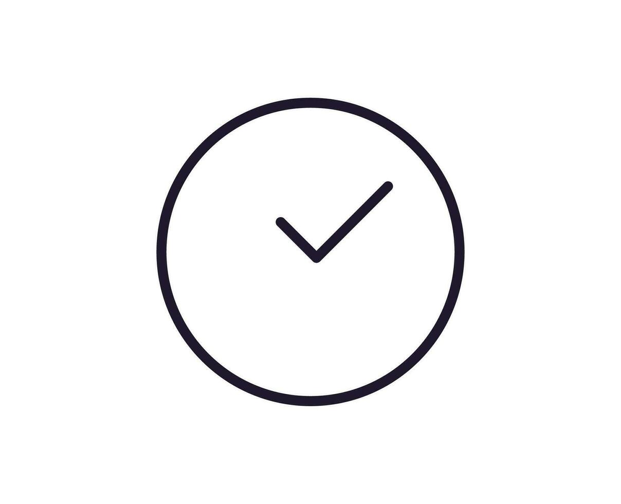 Simple sign and symbols for UI. Suitable for web sites, apps, internet stores. Editable stroke. Vector line icon of clock