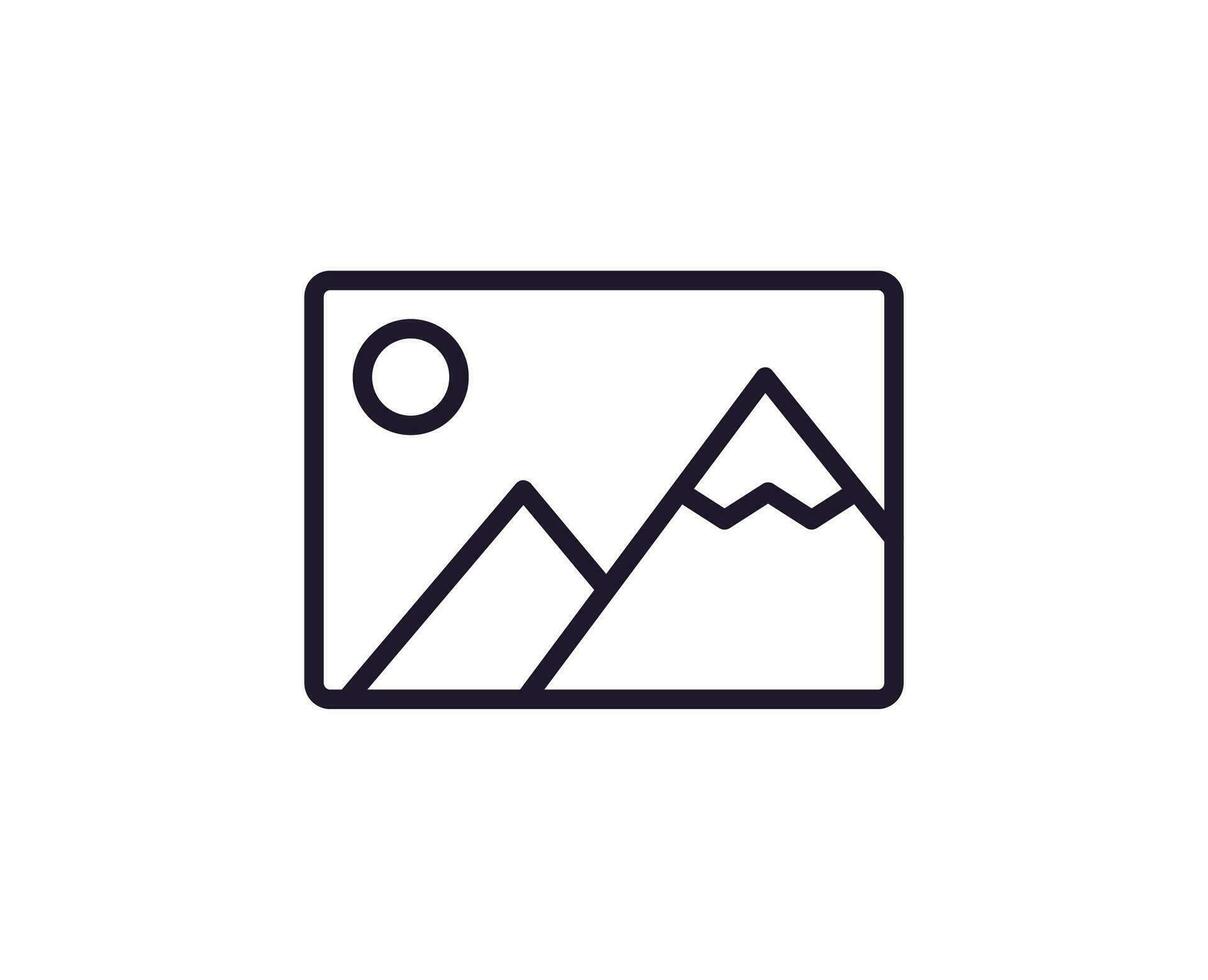 Camera concept. Single premium editable stroke pictogram perfect for logos, mobile apps, online shops and web sites. Vector symbol isolated on white background.