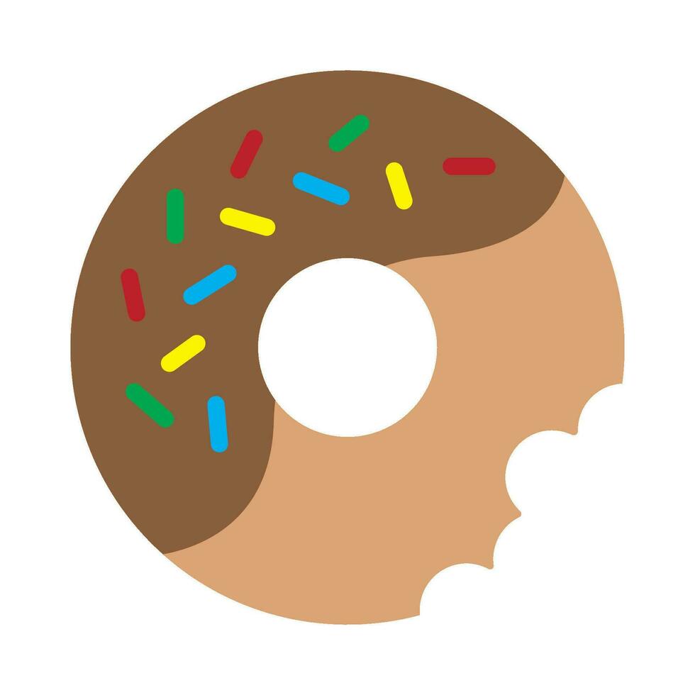donut icon vector
