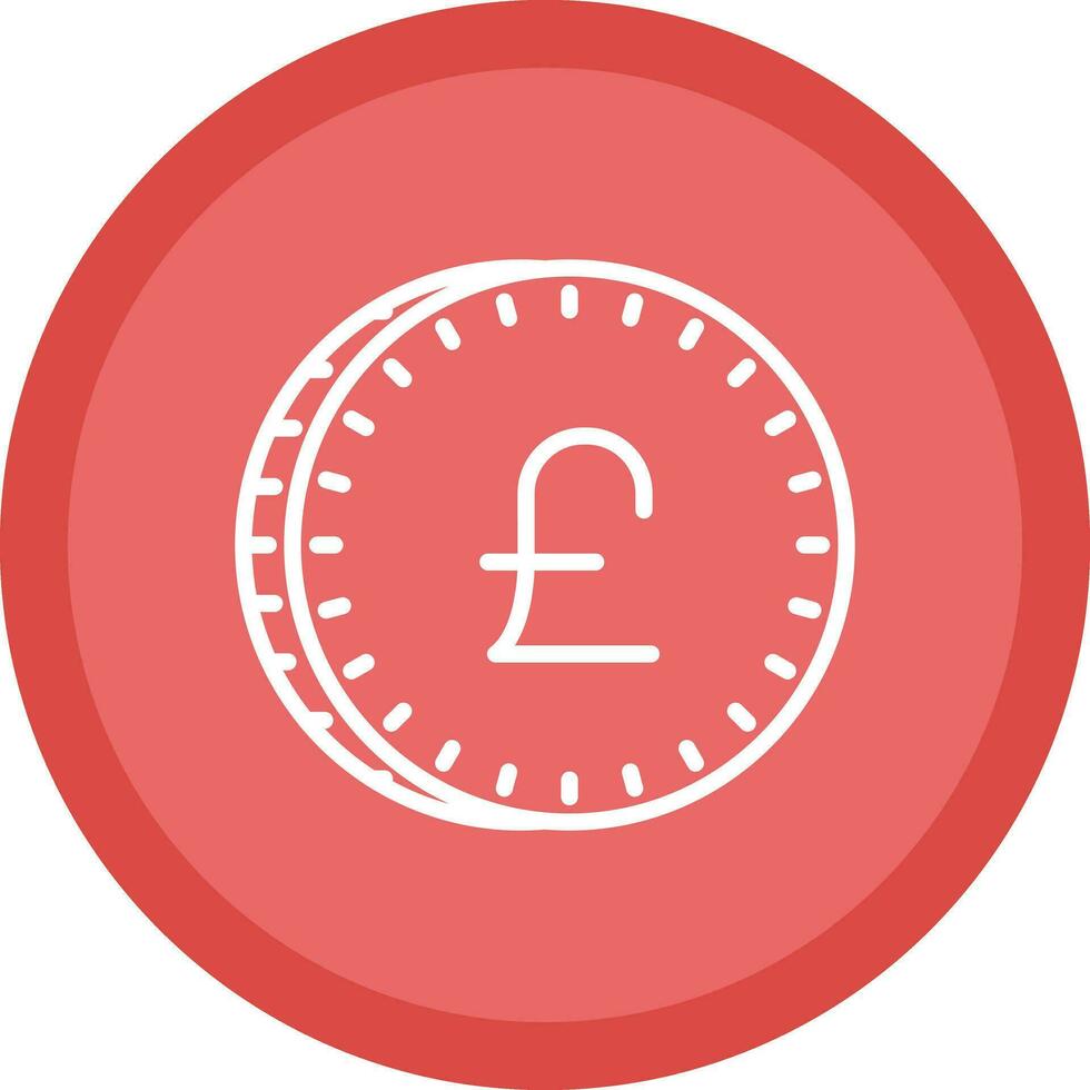 Pound Vector Icon Design