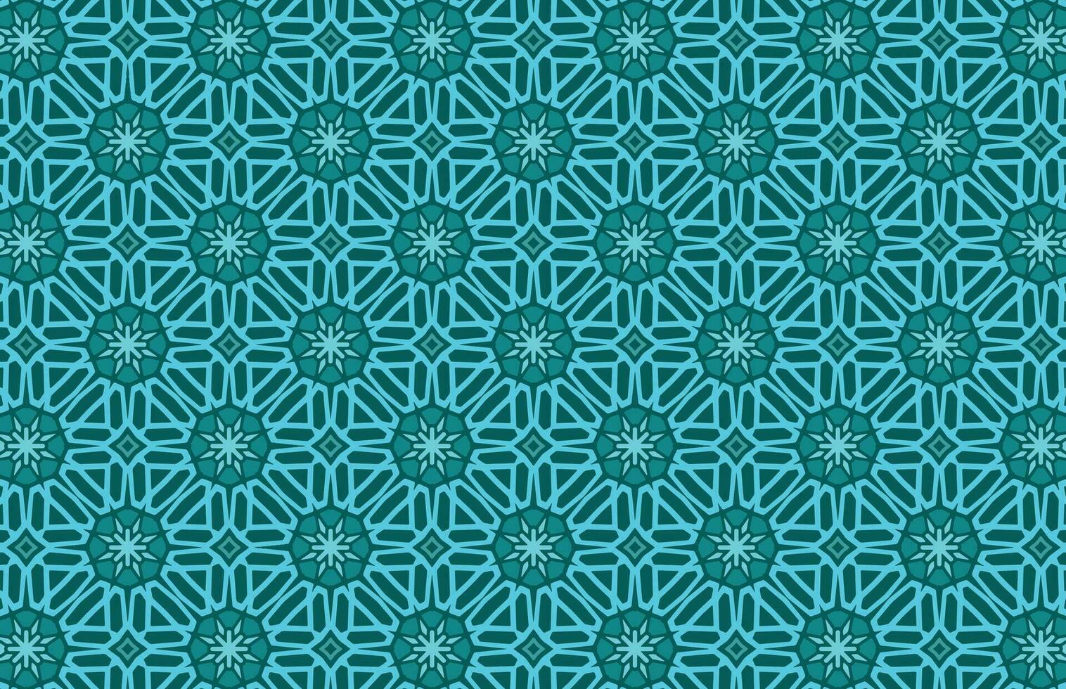 Ethnic blue fabric design pattern vector