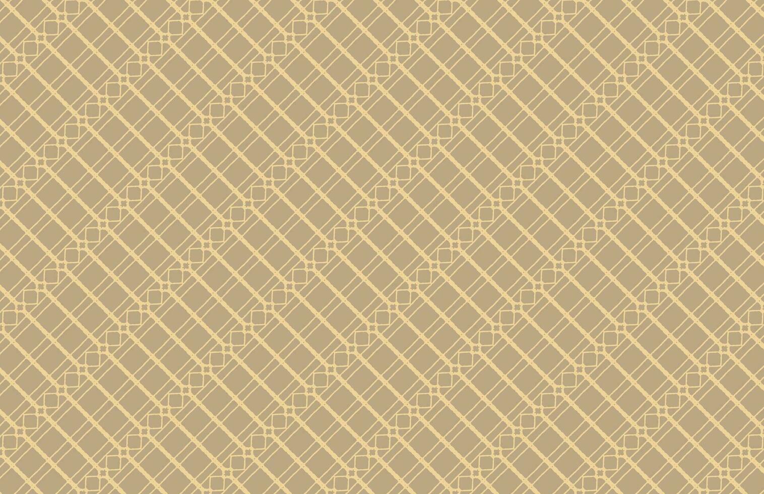 Brown square fabric pattern vector