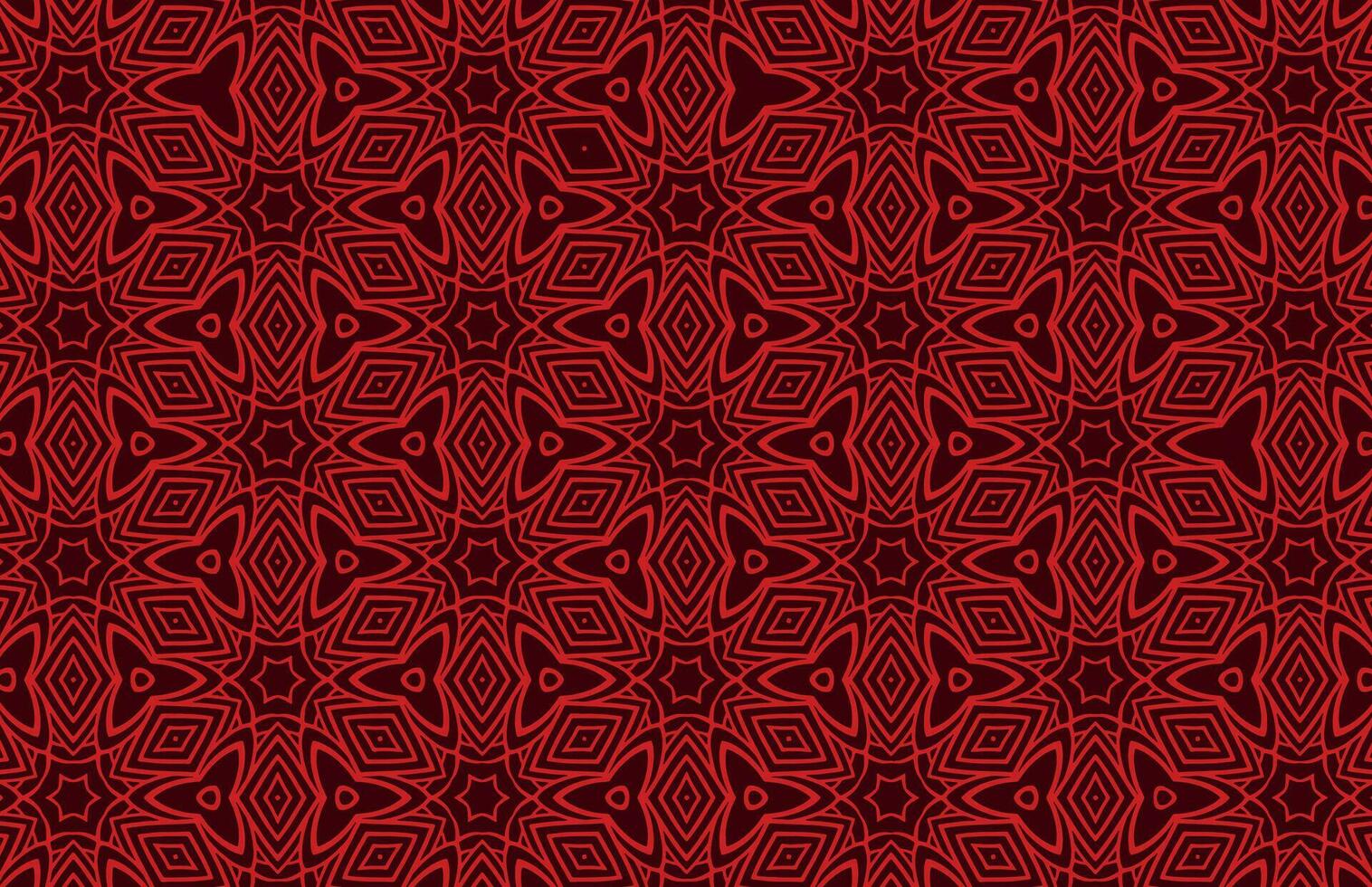 Red Fabric Design Pattern vector