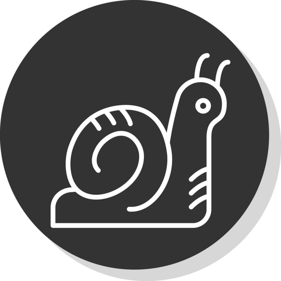 caracol vector icono diseño