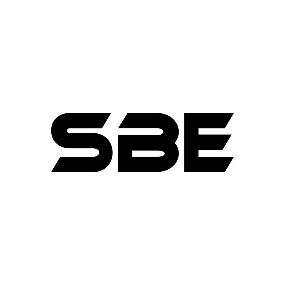 SBE Logo Design, Inspiration for a Unique Identity. Modern Elegance and Creative Design. Watermark Your Success with the Striking this Logo. vector