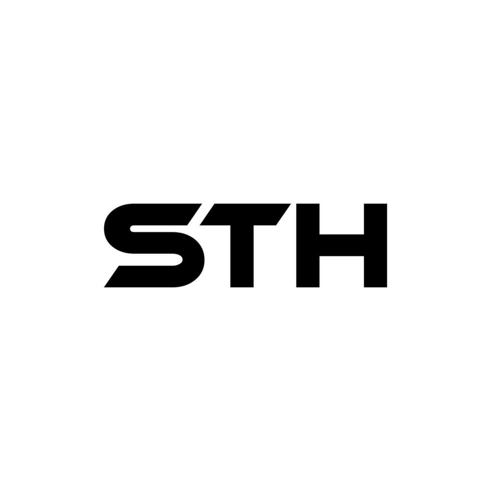 STH Letter Logo Design, Inspiration for a Unique Identity. Modern Elegance and Creative Design. Watermark Your Success with the Striking this Logo. vector