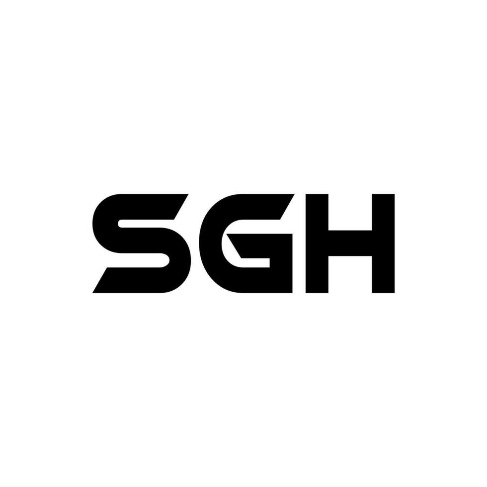 SGH Letter Logo Design, Inspiration for a Unique Identity. Modern Elegance and Creative Design. Watermark Your Success with the Striking this Logo. vector