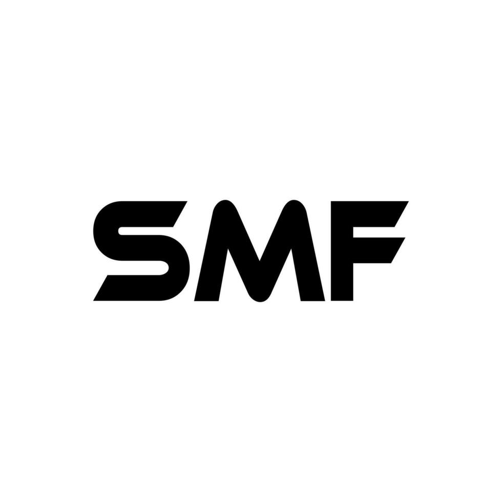 smf letra logo diseño, inspiración para un único identidad. moderno elegancia y creativo diseño. filigrana tu éxito con el sorprendentes esta logo. vector