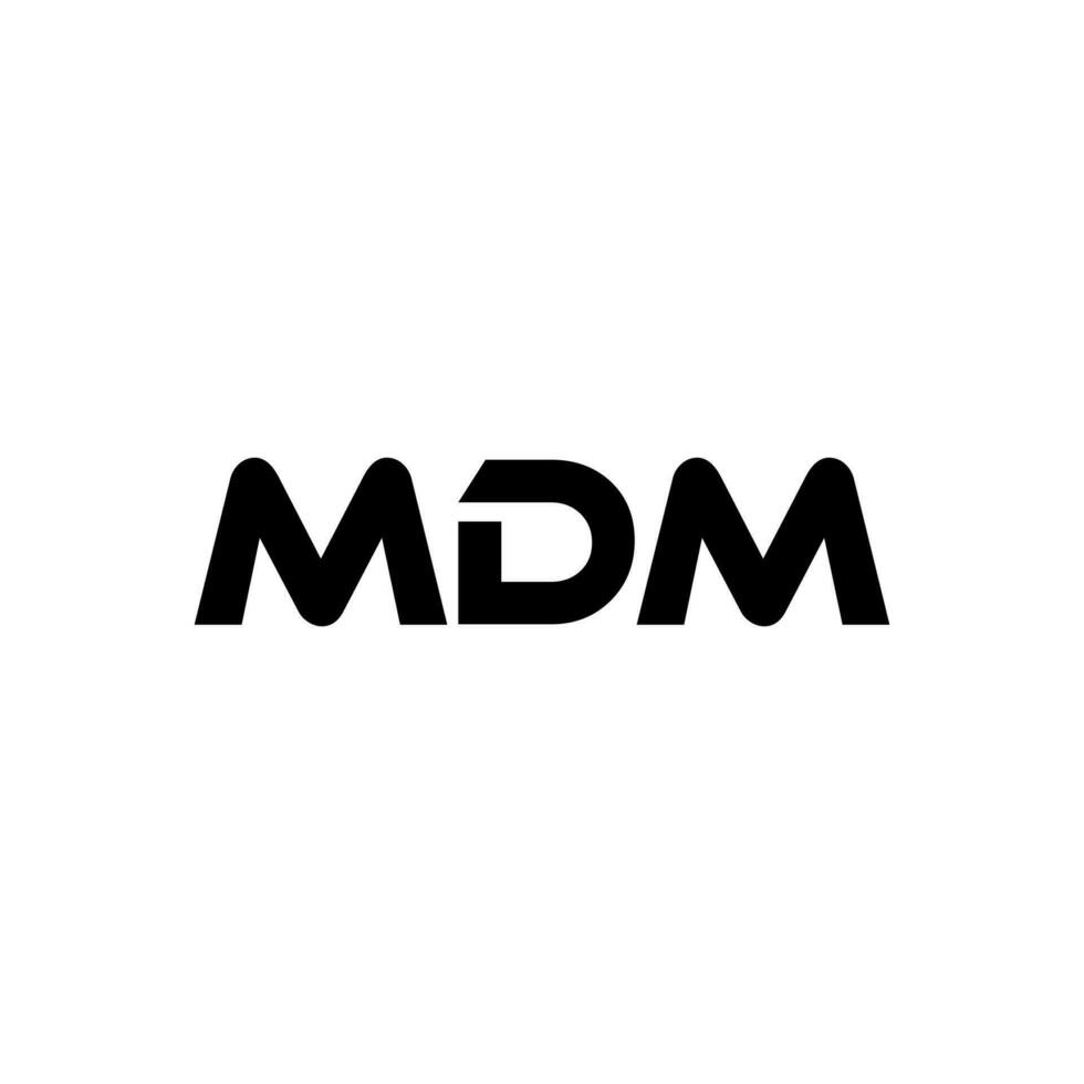 mdm letra logo diseño, inspiración para un único identidad. moderno elegancia y creativo diseño. filigrana tu éxito con el sorprendentes esta logo. vector