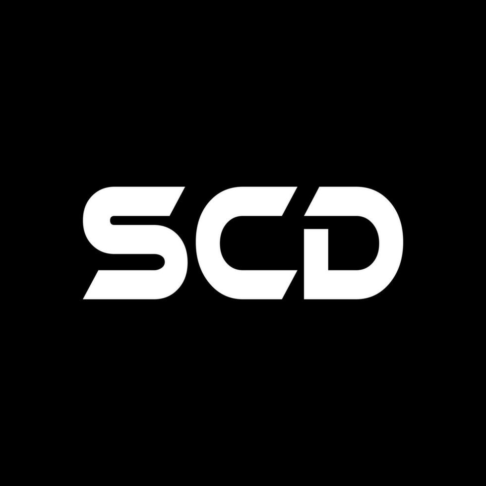 SCD Letter Logo Design, Inspiration for a Unique Identity. Modern Elegance and Creative Design. Watermark Your Success with the Striking this Logo. vector