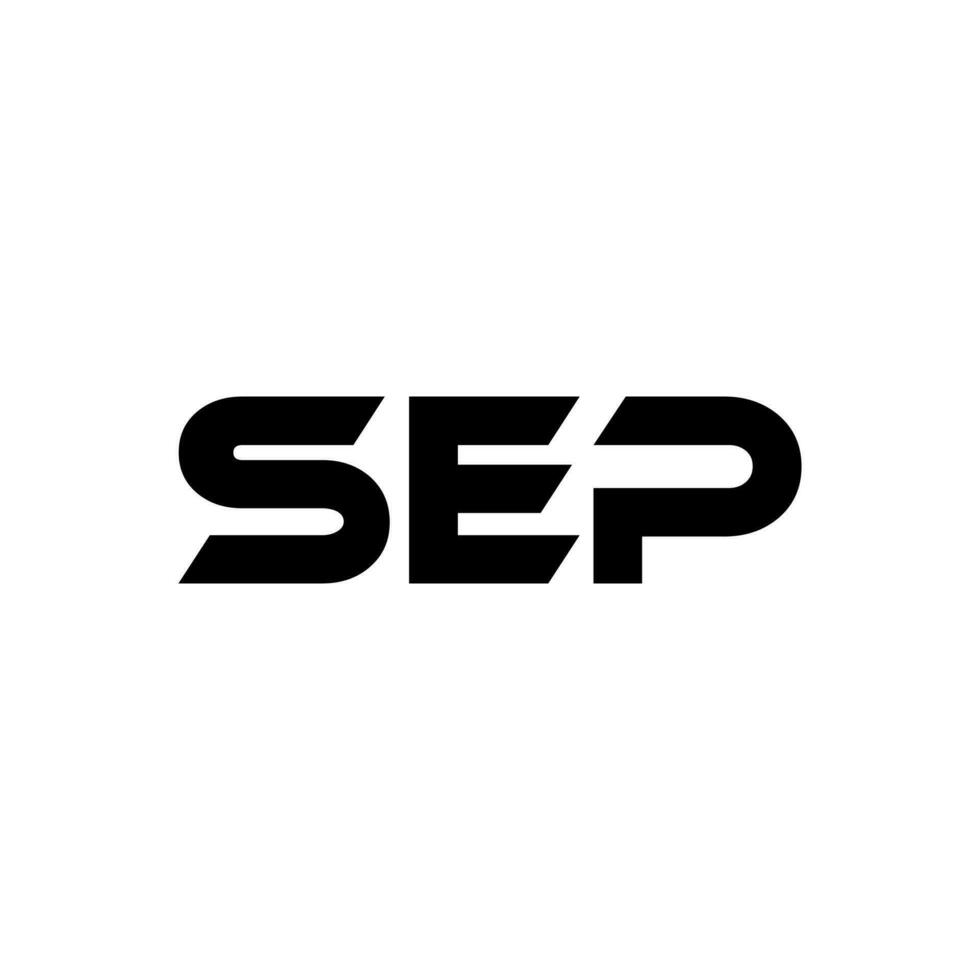 SEP Letter Logo Design, Inspiration for a Unique Identity. Modern Elegance and Creative Design. Watermark Your Success with the Striking this Logo. vector