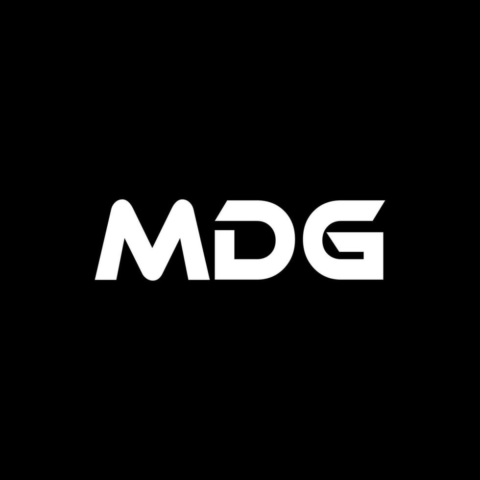 MDG Letter Logo Design, Inspiration for a Unique Identity. Modern Elegance and Creative Design. Watermark Your Success with the Striking this Logo. vector