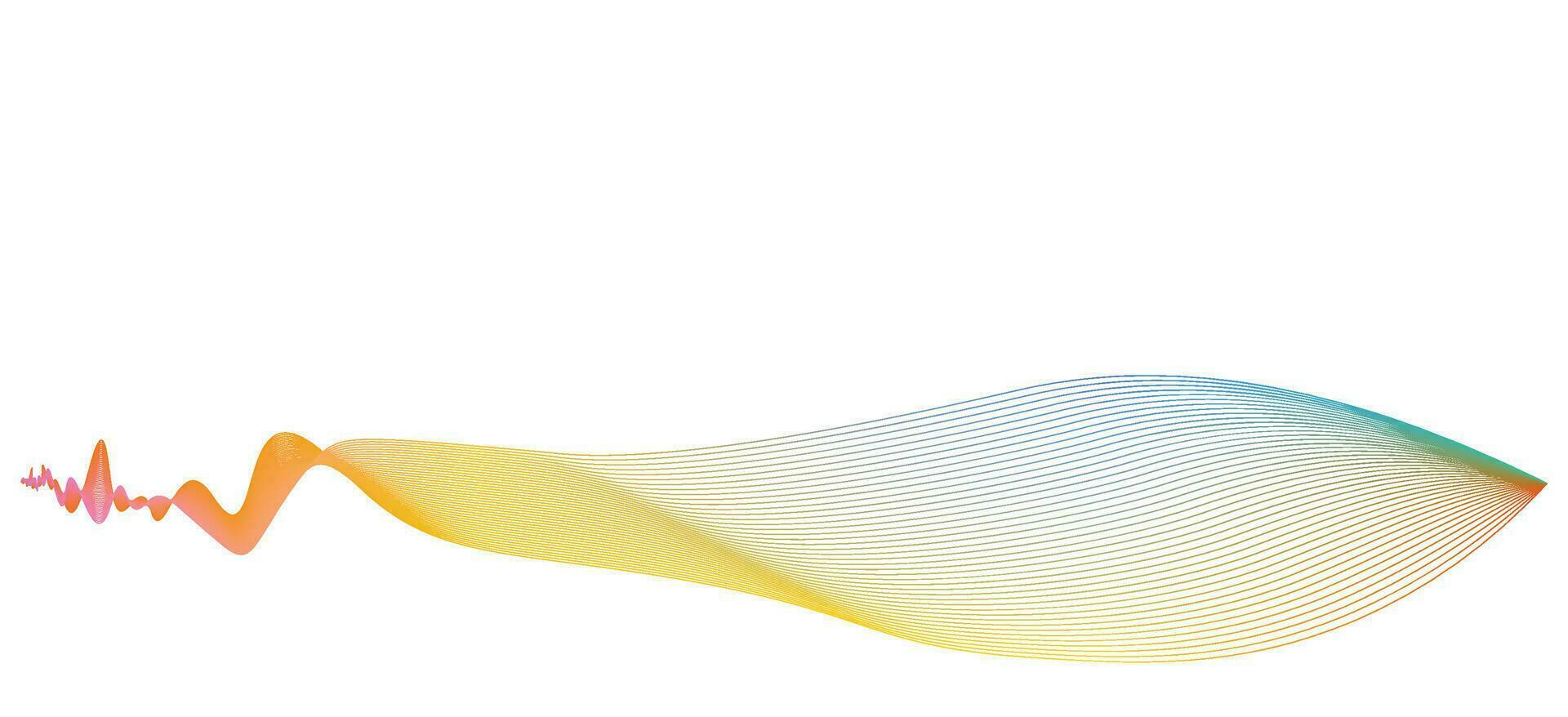 Abstract background, line wave element, sound spectrum equalizer wallpaper, vector futuristic particle technology illustration.