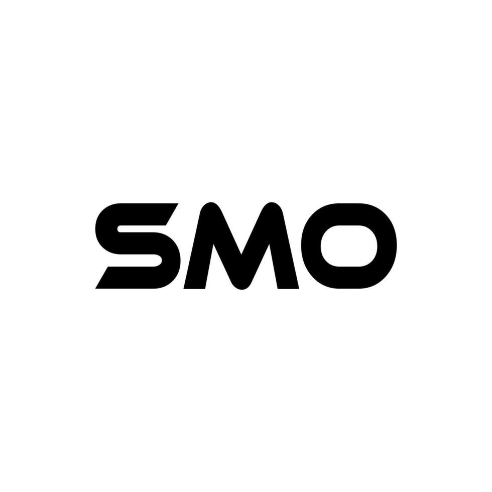 SMO Letter Logo Design, Inspiration for a Unique Identity. Modern Elegance and Creative Design. Watermark Your Success with the Striking this Logo. vector