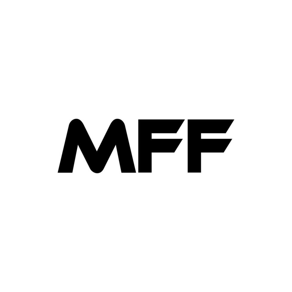 MFF Letter Logo Design, Inspiration for a Unique Identity. Modern Elegance and Creative Design. Watermark Your Success with the Striking this Logo. vector