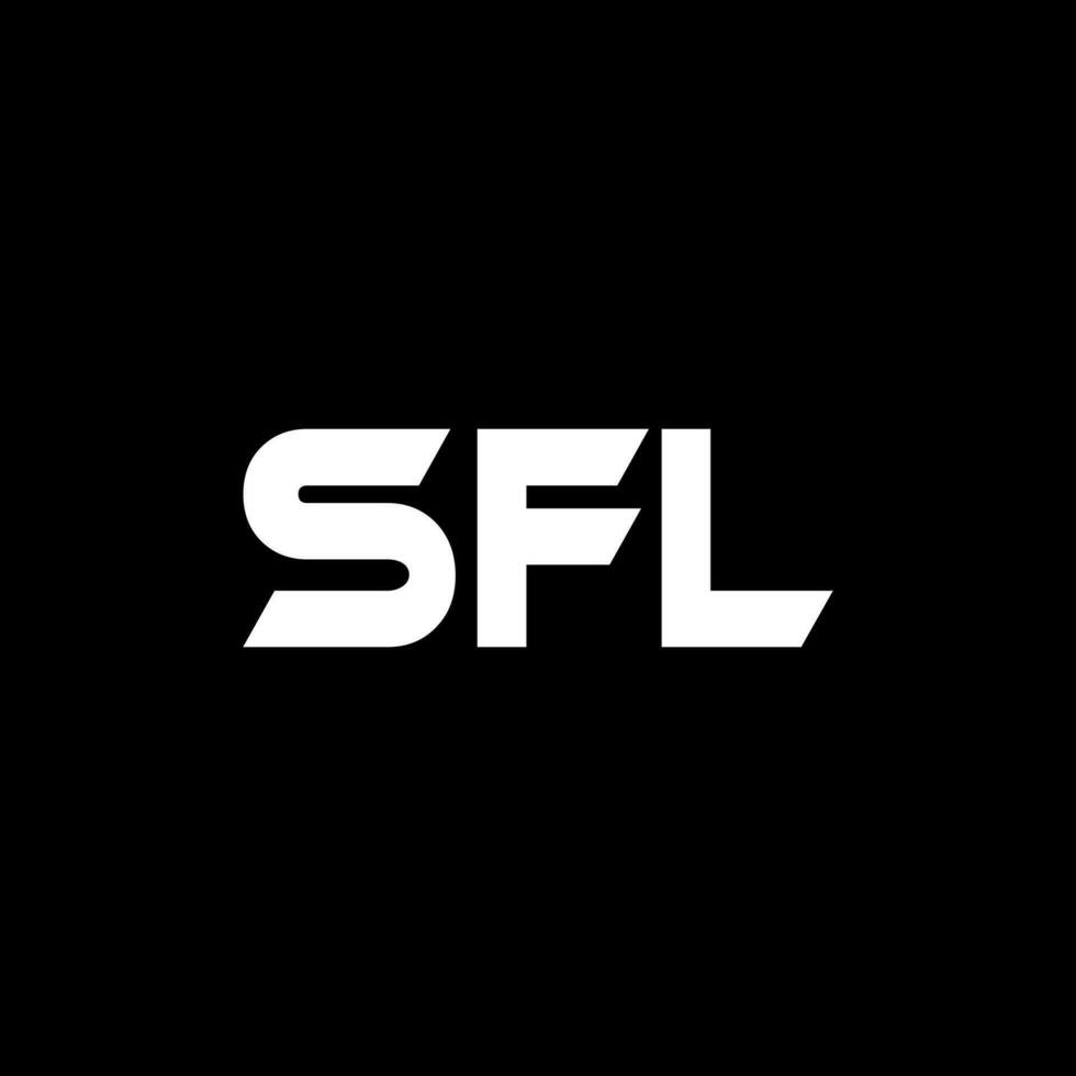 SFL Letter Logo Design, Inspiration for a Unique Identity. Modern Elegance and Creative Design. Watermark Your Success with the Striking this Logo. vector