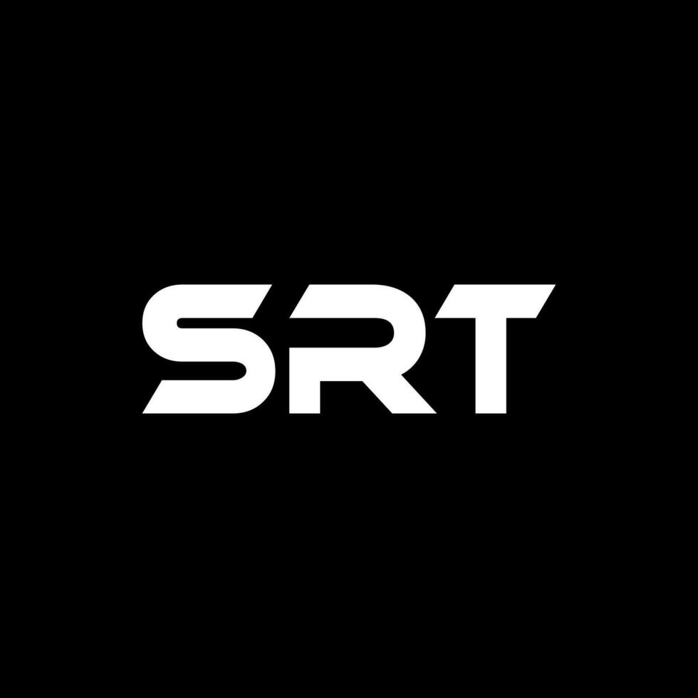 srt letra logo diseño, inspiración para un único identidad. moderno elegancia y creativo diseño. filigrana tu éxito con el sorprendentes esta logo. vector