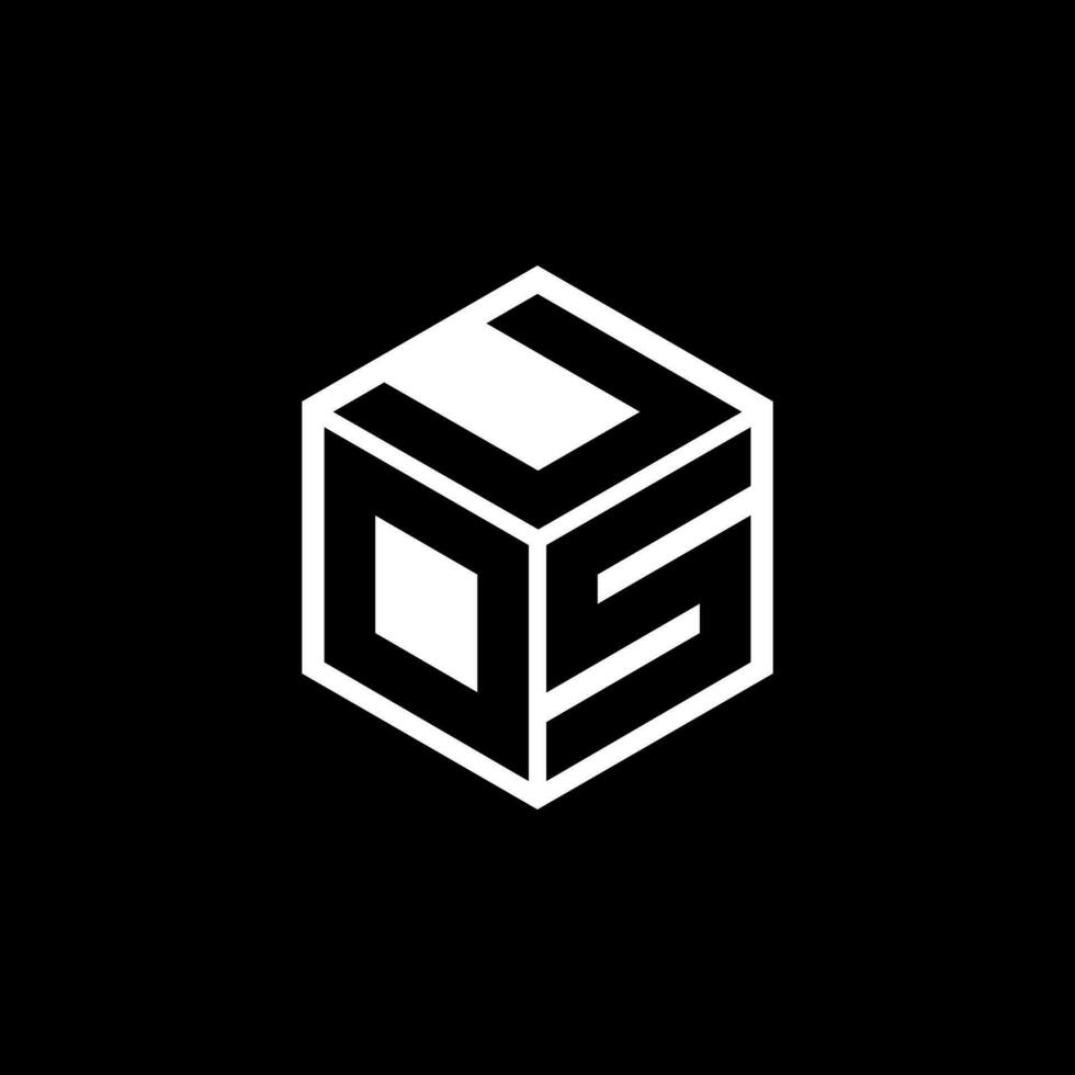DSU Letter Logo Design, Inspiration for a Unique Identity. Modern Elegance and Creative Design. Watermark Your Success with the Striking this Logo. vector