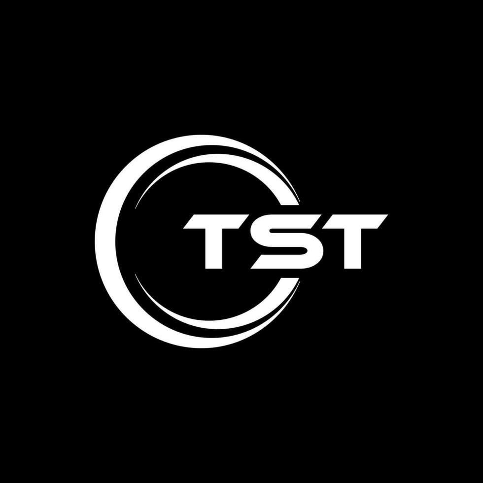 TST Letter Logo Design, Inspiration for a Unique Identity. Modern Elegance and Creative Design. Watermark Your Success with the Striking this Logo. vector