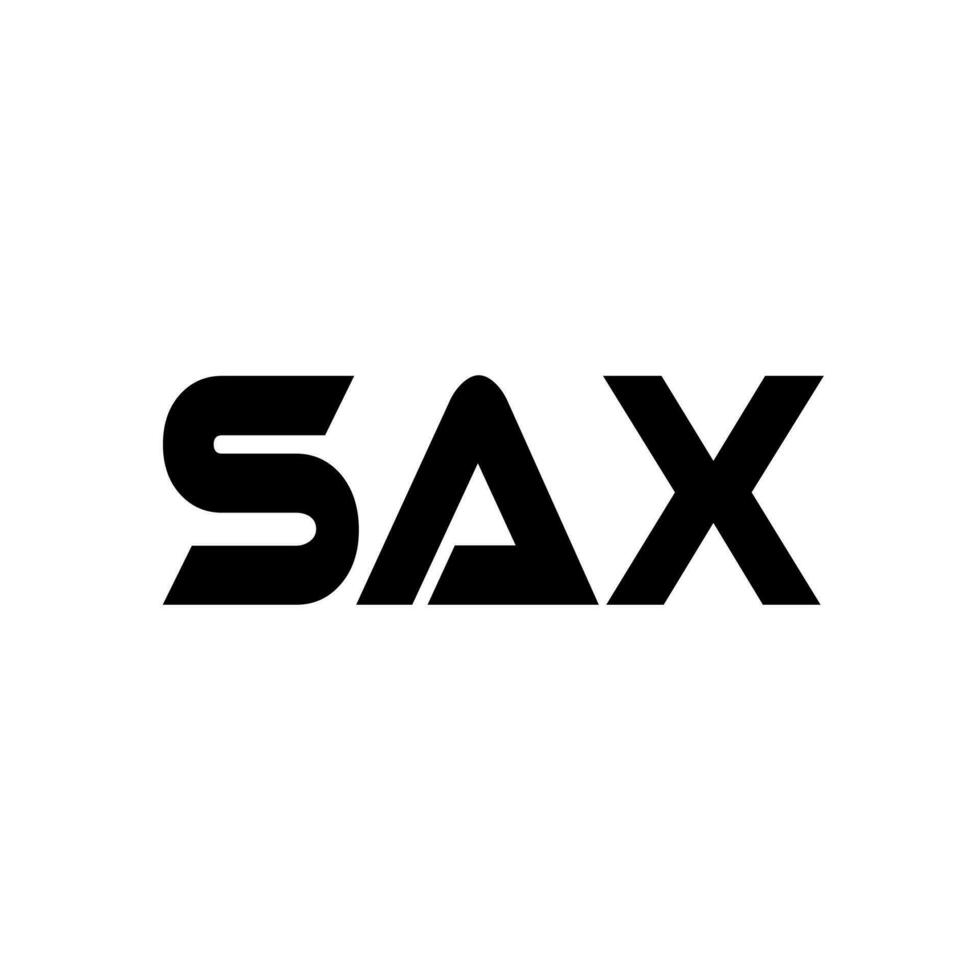 SAX Logo Design, Inspiration for a Unique Identity. Modern Elegance and Creative Design. Watermark Your Success with the Striking this Logo. vector