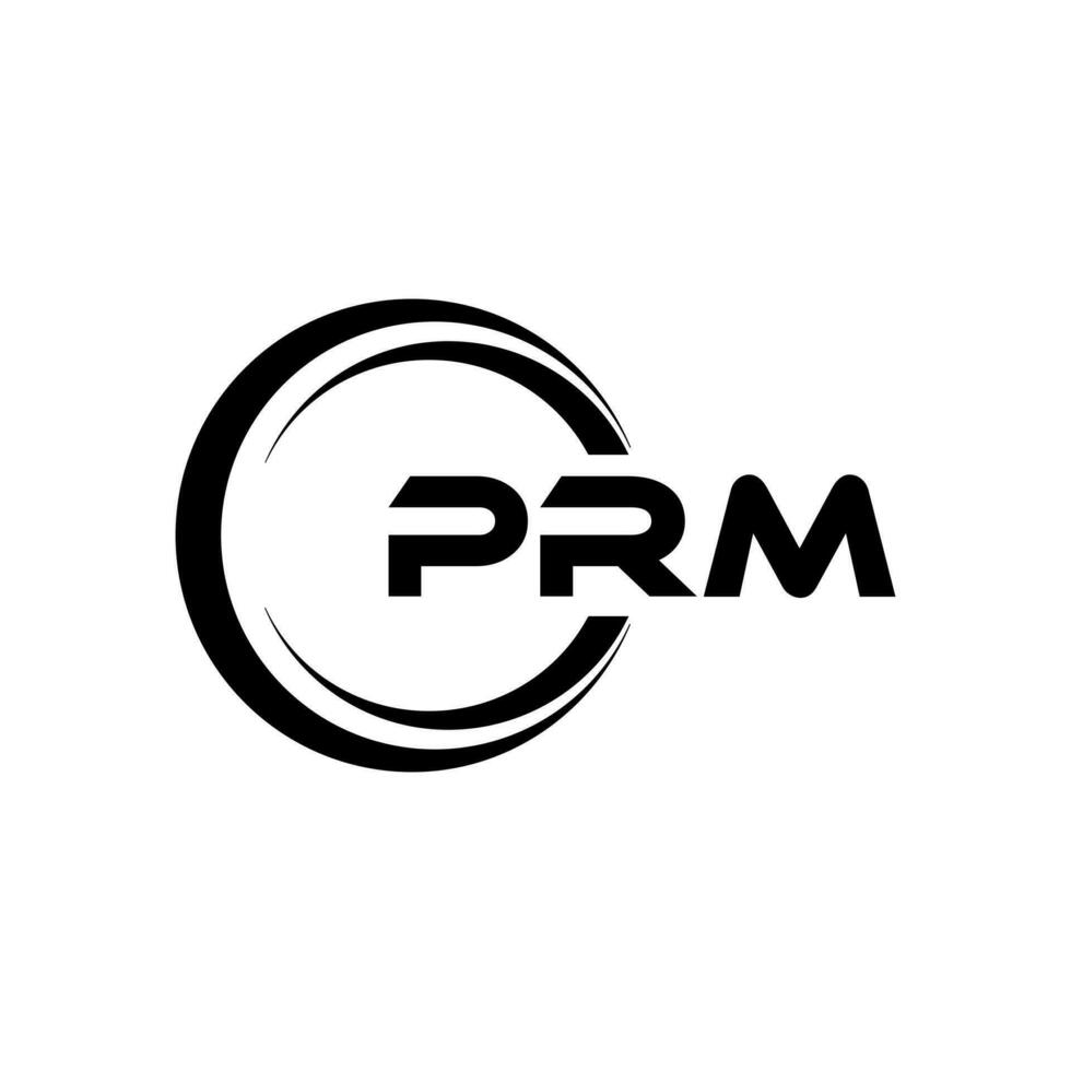 PRM Letter Logo Design, Inspiration for a Unique Identity. Modern Elegance and Creative Design. Watermark Your Success with the Striking this Logo. vector