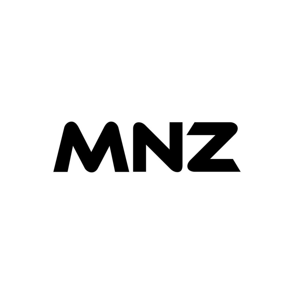 MNZ Letter Logo Design, Inspiration for a Unique Identity. Modern Elegance and Creative Design. Watermark Your Success with the Striking this Logo. vector