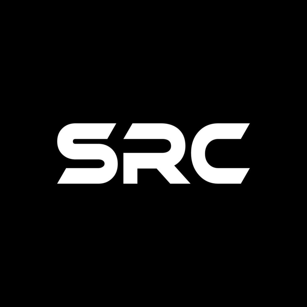 SRC Letter Logo Design, Inspiration for a Unique Identity. Modern Elegance and Creative Design. Watermark Your Success with the Striking this Logo. vector