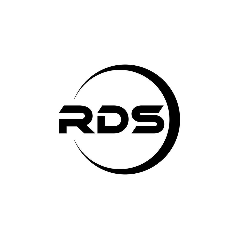 RDS Letter Logo Design, Inspiration for a Unique Identity. Modern Elegance and Creative Design. Watermark Your Success with the Striking this Logo. vector