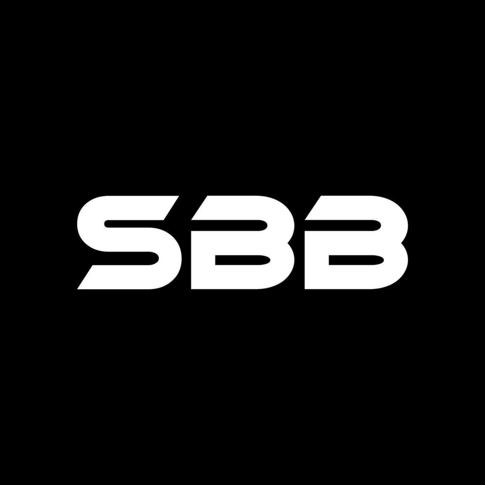 sbb logo diseño, inspiración para un único identidad. moderno elegancia y creativo diseño. filigrana tu éxito con el sorprendentes esta logo. vector